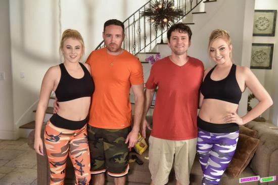 DaughterSwap/TeamSkeet - Kinsley Anne , Zoe Parker - Daughters And Dad Bods (FullHD/1080p/3.53 GB)