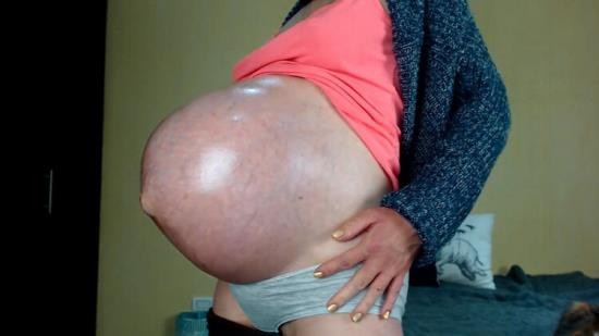 Manyvids - Mila Mi aka Illegallymilk. - Extreme Preggo Belly Show And Tell (FullHD/1080p/423 MB)