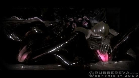 RubberEva - Rubber Eva - Double Dildo Breath Play Fucking Part 04 (FullHD/1080p/211 MB)