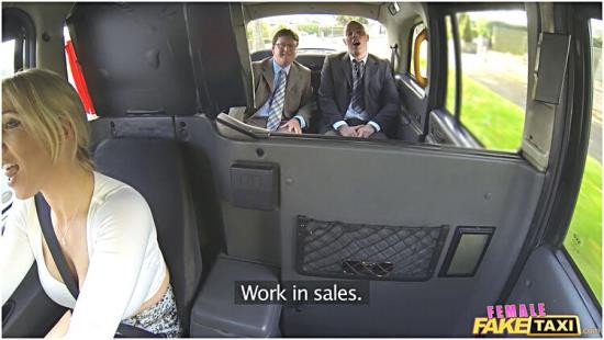 FemaleFakeTaxi - Rebecca M - Salesmen Double-Team The Driver (FullHD/1080p/1.55 GB)