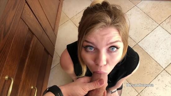 PornHub/PornHubPremium - Kisankanna - Teen Blonde Gets Cum In Her Throat (FullHD/1080p/276 MB)