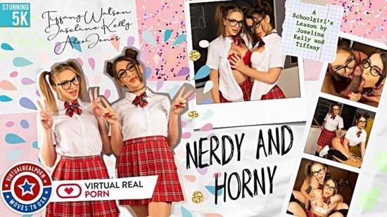 VirtualRealPorn - Joseline Kelly, Tiffany Watson (Nerdy and horny / 17.05.2019) (4K UHD/2160p/6.88 GB)