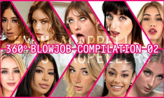 BlowjobVR - Maria Kazi, Demi Hawks, Milena Ray, Mickey Violet, Scarlett Sage, Harley Haze: 360 Blowjob Compilation Part II (UltraHD/8K/5760p/2.40 GB)