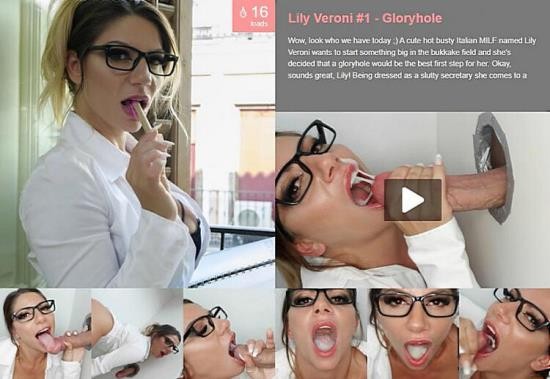 PremiumBukkake - Lily Veroni #1 Gloryhole + BTS (FullHD/1080p/2.47 GB)