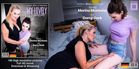 Mature.nl - Darcy Dark (19), Marina Montana (EU) (55) - 55 year old MILF doing her 19 year old stepdaughter (HD/1060p/1.84 GB)