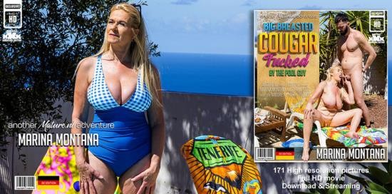 Mature.nl - Marina Montana (EU) (55), Stefan Steel (36): Big breasted cougar Marina Montana gets fucked at the poolside under the hot sun (FullHD/1080p/1.48 GB)