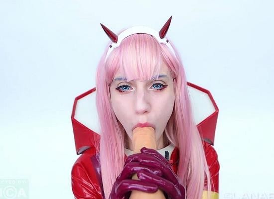 ManyVids - Lana Rain : Zero Two Blowjob and Cum Swallow Obsession (FullHD/1080p/1.65 GB)