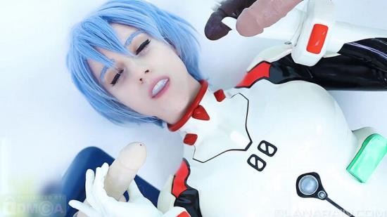 ManyVids - Lana Rain : Rei Ayanami Services NERV Staff Members (FullHD/1080p/390 MB)