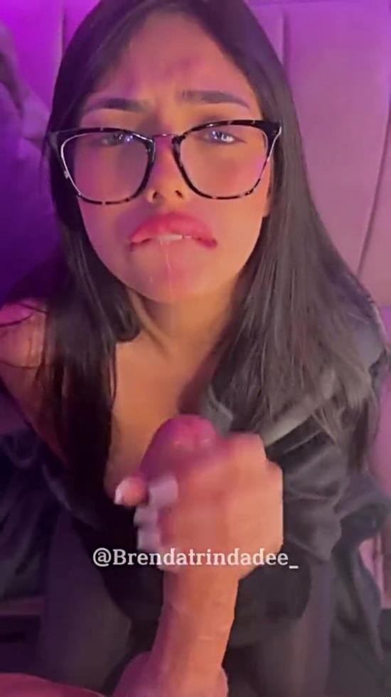 Onlyfans - Brenda Trindade Glasses Blowjob Facial Video Leaked (FullHD/1080p/46.0 MB)