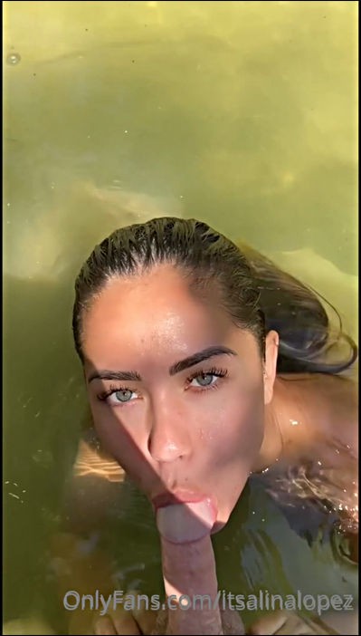 Onlyfans - Alina Lopez - River POV Blowjob (FullHD/1080p/170 MB)