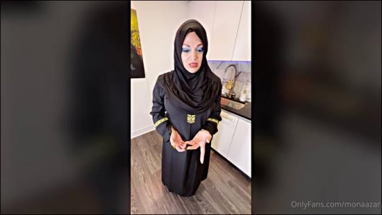 Onlyfans - Mona Azar Hijab Abaya Kitchen Fuck (FullHD/1080p/1.28 GB)