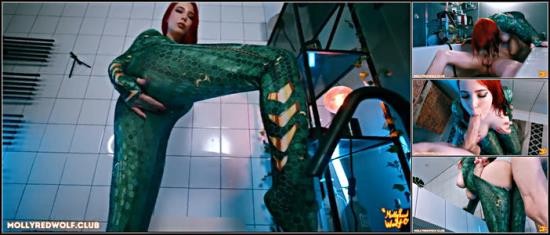 Onlyfans - Molly Red Wolf - Aquaman. Mera Came To Fuck You In The Bathroom (SD/480p/105 MB)